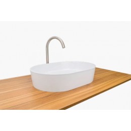 KAST Avrora Раковина на стільницю 560*400*120 мм, біла