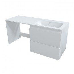 Тумба KAST ARTEMIDA 120 см під пральну машину з раковиною Della (ПРАВА)