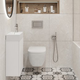 Тумба KAST DAFNA 40 см з раковиною FARO (ЛІВА)